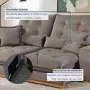 Ver mais imagens de Sofá Retrátil e Reclinável 3 Lugares 250cm Kioto