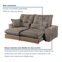 Ver imagem 6 de Sofá Retrátil e Reclinável 3 Lugares 250cm Kioto