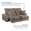 Ver imagem 5 de Sofá Retrátil e Reclinável 3 Lugares 250cm Kioto