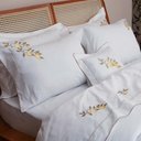 Ver imagem 2 de Jogo de Cama Queen 300 Fios Citrus - Marken Fassi Branco/bege