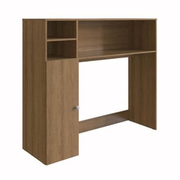 Armário Lateral com Mesa Dobrável Berlim Mel Nova Móbile - 3