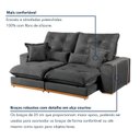 Ver imagem 6 de Sofá Retrátil e Reclinável 3 Lugares 250cm Kioto