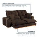 Ver imagem 6 de Sofá Retrátil e Reclinável 3 Lugares 250cm Kioto