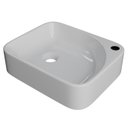 Ver imagem 1 de Cuba Pia para Banheiro Retangular 36cm Jasmin C08 Branco - Mpozenato