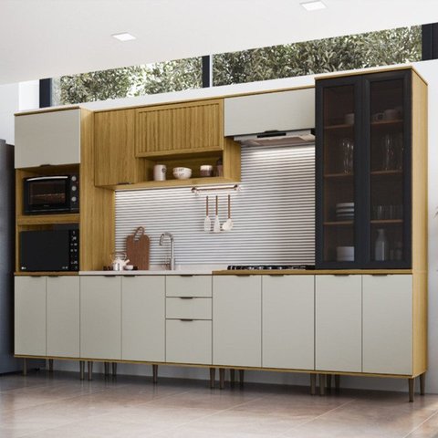 Cozinha Modulada Compacta 6 Peças Copenhague