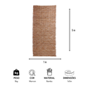 Ver imagem 1 de Kit 10 Esteira de Bambu Natural 5x1m Cortina Decoração Tenda