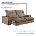 Ver mais imagens de Sofá Retrátil e Reclinável 2 Lugares 210cm Santorini