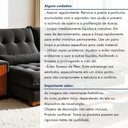 Ver imagem 7 de Sofá Retrátil e Reclinável 3 Lugares Veludo Ripado Santorini 210cm Cinza