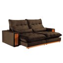 Ver imagem 2 de Sofá Retrátil e Reclinável 2 Lugares 210cm Santorini