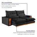 Ver imagem 5 de Sofá Retrátil e Reclinável 2 Lugares 210cm Santorini