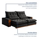 Ver imagem 6 de Sofá Retrátil e Reclinável 3 Lugares 230cm Santorini