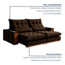 Ver imagem 7 de Sofá Retrátil e Reclinável 3 Lugares 230cm Santorini