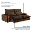 Ver imagem 5 de Sofá Retrátil e Reclinável 3 Lugares 230cm Santorini