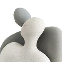 Ver imagem 5 de Escultura Casal União Decorativo em Cerâmica 21x17cm