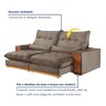 Sofá Retrátil e Reclinável 3 Lugares 250cm Santorini - 11