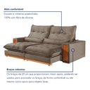 Ver imagem 7 de Sofá Retrátil e Reclinável 3 Lugares 250cm Santorini