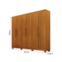 Ver imagem 2 de Dormitorio Casal 4 Pçs 6 Portas Completo Aspen - Arbo Design