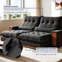 Ver imagem 6 de Sofá Retrátil e Reclinável 4 Lugares 290cm Santorini