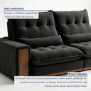 Ver imagem 4 de Sofá Retrátil e Reclinável 4 Lugares 290cm Santorini