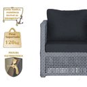 Ver imagem 4 de Mesa Centro e 2 Poltronas Madri Corda Náutica Estofado 12 Trama Original