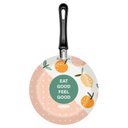 Ver imagem 1 de Frigideira em Alumínio Antiaderente 24 Cm Salmão Estampado Tramontina