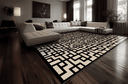 Ver imagem 1 de Tapete Rayza Marbella Cyclone Black Cosmic 2.00m X 2.50m