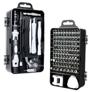 Kit Ferramenta 115 Chaves Precisão Reparo Manutenção Celular Notebook Tablet Relógio