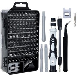 Kit Ferramenta 115 Chaves Precisão Reparo Manutenção Celular Notebook Tablet Relógio - 3