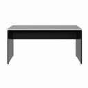 Ver imagem 2 de Mesa Escritório Escrivaninha 160cm X 70cm Pés Painel F5 Cor:cinza Sagrado com Preto