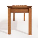 Ver imagem 5 de Banco em Madeira 180x37cm Linha Traço Laranja/Stain Jatobá/Ocre