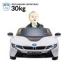 Carro Eletrico Infantil Bmw I8 Luz e Som 12v Branco - Importway - 1