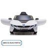 Carro Eletrico Infantil Bmw I8 Luz e Som 12v Branco - Importway - 3
