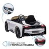 Carro Eletrico Infantil Bmw I8 Luz e Som 12v Branco - Importway - 4