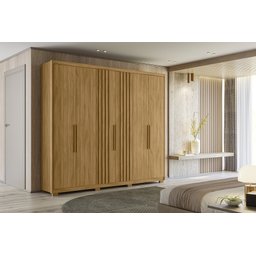 Roupeiro Casal 6 Portas 4 Gavetas Araguaia - Moval:freijó - 1