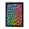 Quadro 33x24cm Textura Onça Oncinha P8281 - 1