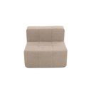 Ver imagem 1 de Sofá Modular Central 1 Lugar 84cm Kappesberg Boucle Capuccino