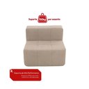 Ver imagem 7 de Sofá Modular Central 1 Lugar 84cm Kappesberg Boucle Capuccino