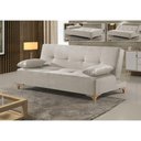 Ver imagem 2 de Sofá Cama 2 Lugares Living M-143 Veludo Martins Creme