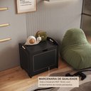 Ver imagem 7 de Baú Davi Retrô com Divisória Interna 100% Mdf 15cm Bp – 55cm X 51cm X 40cm Lxaxp