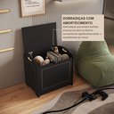 Ver imagem 5 de Baú Davi Retrô com Divisória Interna 100% Mdf 15cm Bp – 55cm X 51cm X 40cm Lxaxp