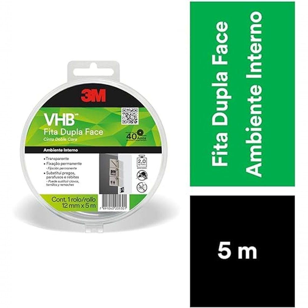 3m, Fita Dupla-face, 4910, 12mmx5m 1 Rollo - 5