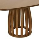 Ver imagem 2 de Mesa de Jantar Armonia Triangular MDF 156x153cm Amêndoa Decorise