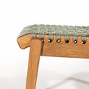 Ver mais imagens de Conjunto 2 Cadeiras Madeira sem Braço Linha Traço Verde/Stain Jatobá/Oliva