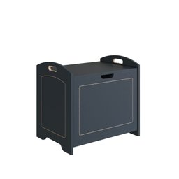 Baú Davi Retrô com Divisória Interna 100% Mdf 15cm Bp – 55cm X 51cm X 40cm Lxaxp - 2