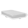 Colchão para Berço Nuvem Impermeável D18 70 X 130 X 12cm Casatema - 2