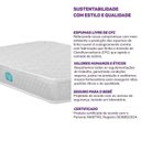 Ver imagem 5 de Colchão para Berço Nuvem Impermeável D18 70 X 130 X 12cm Casatema MadeiraOriginals