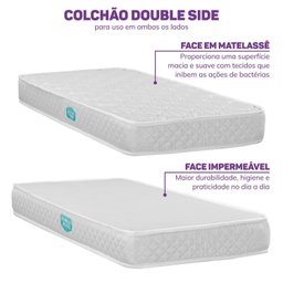 Colchão para Berço Nuvem Impermeável D18 70 X 130 X 12cm Casatema - 3