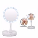 Ver imagem 3 de Espelho Maquiagem Led Articulável 2 Lados Ampliação