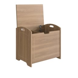 Baú Davi Retrô com Divisória Interna 100% Mdf 15cm Bp – 55cm X 51cm X 40cm Lxaxp - 4