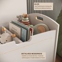 Ver imagem 4 de Baú Davi Retrô com Divisória Interna 100% Mdf 15cm Bp – 55cm X 51cm X 40cm Lxaxp